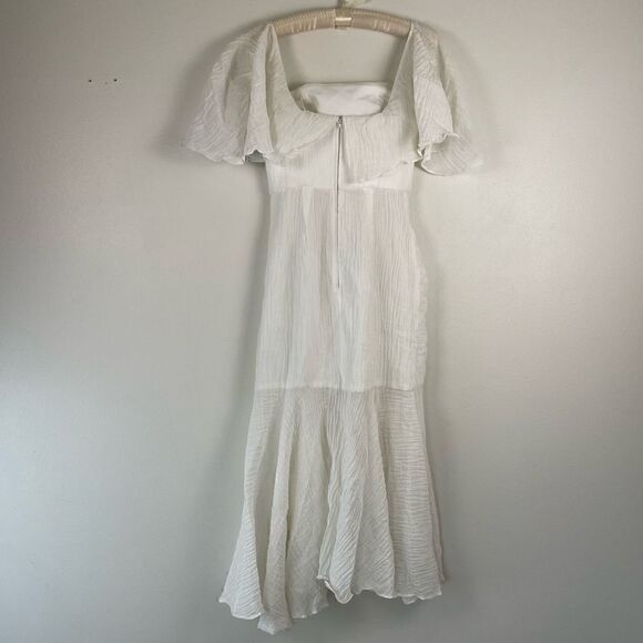 NWT C/MEO COLLECTIVE Temptation Strapless White Dress Size S - Picture 4 of 8